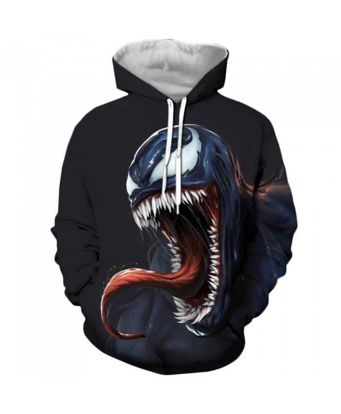 Funny Women Men Hoodie movies Venom 3D Print Casual Hoodies Sweatshirt Casual Pullover Sportswear Y