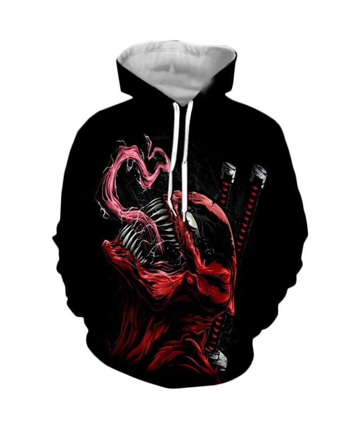 Funny Women Men Hoodie movies Venom 3D Print Casual Hoodies Sweatshirt Casual Pullover Sportswear Z