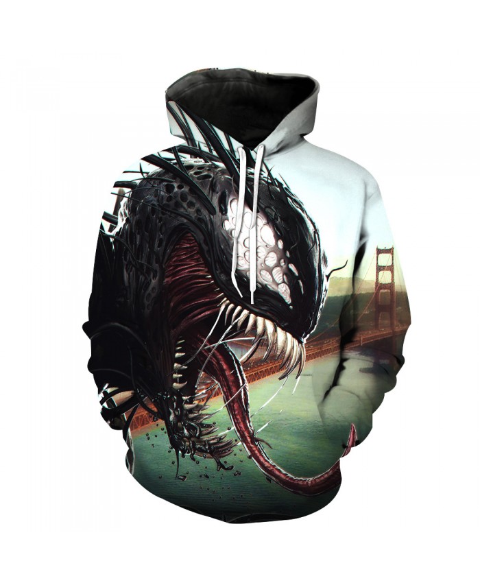 Funny Women/Men Hoodie movies Venom 3D Print Casual Hoodies Sweatshirt plus size