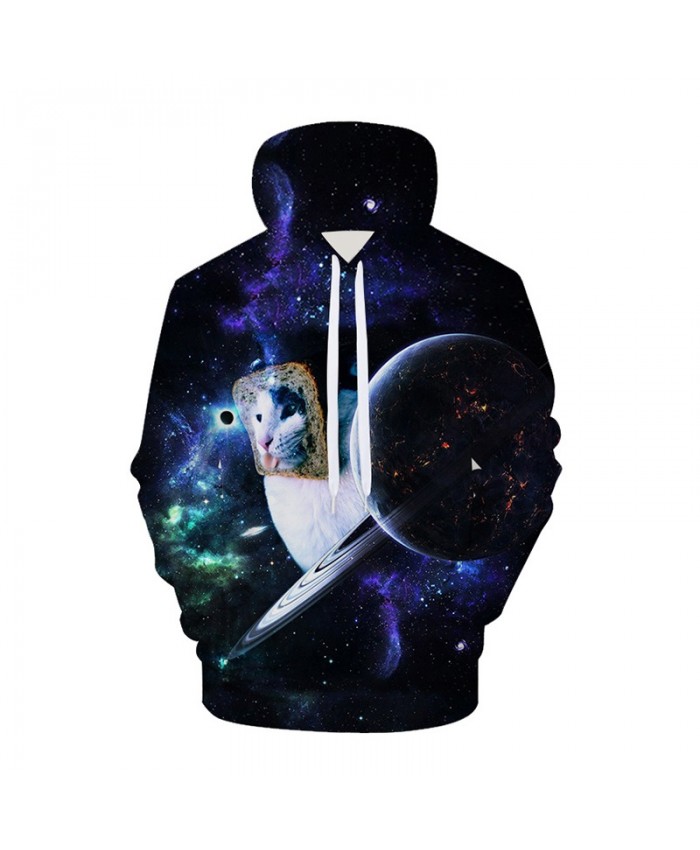 Galaxy 3D Hoodies Cat Hoodie Sweatshirts Animal Space Pullover Casual Tracksuits Brand Fashion Coats Streetwear Clothes C