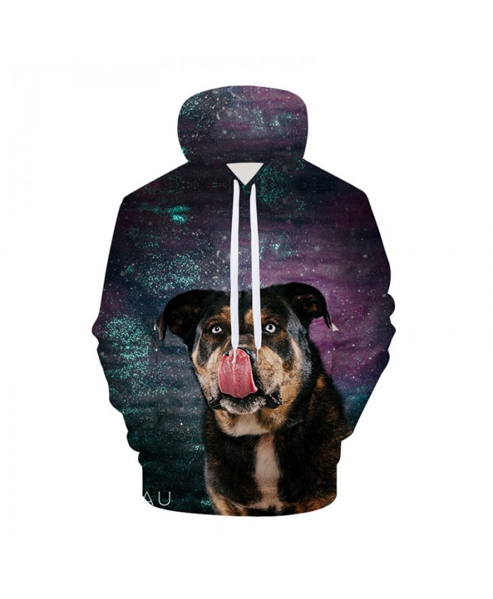 Galaxy 3D Hoodies Dog Hoodie Sweatshirts Animal Space Pullover Casual Tracksuits Brand Fashion Coats Streetwear Clothes A