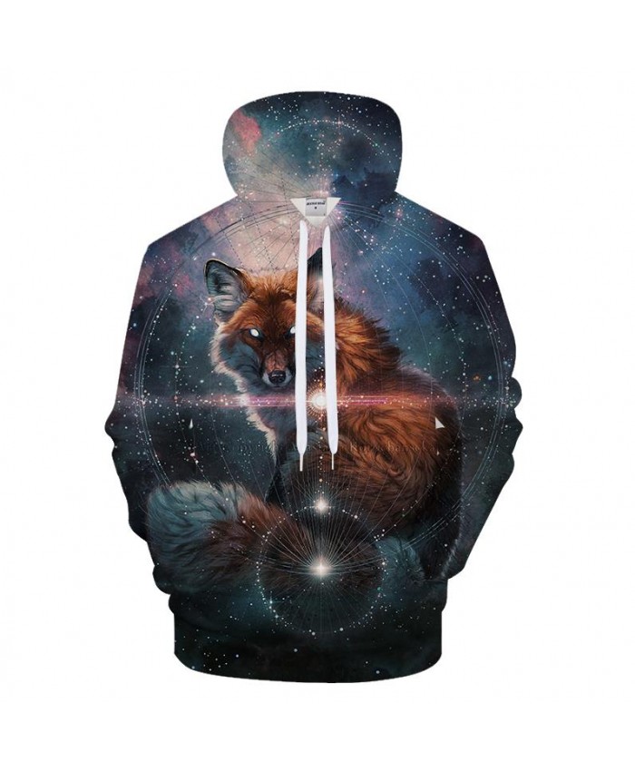 Galaxy&Wolf 3D Print Hoodies Men Casual Sweatshirt BrandTracksuit Pullover Autumn HoodedCoat Unisex Harajuku DropShip