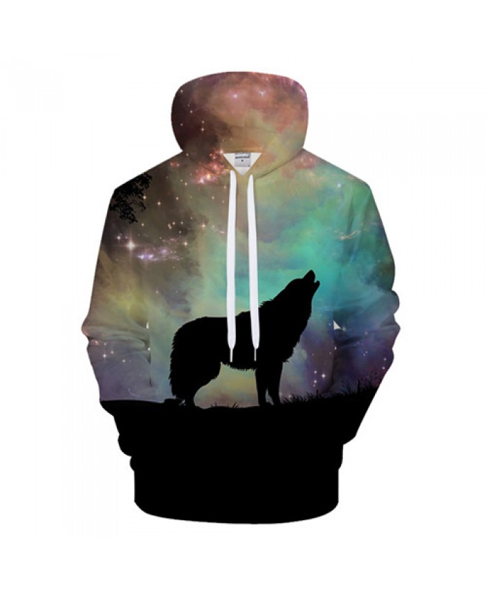 Galaxy Wolf Hoodies 3D Men Hoodie Unisex Sweatshirts Brand Hoody Tracksuits Fashion Pullover Novelty Streetwear Coat