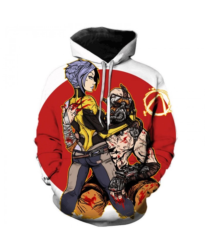 Game Borderlands 3 3D Printed Hoodies Men Women Singer Hooded Sweatshirts Spring Outerwear Plus Size Unisex Polluver