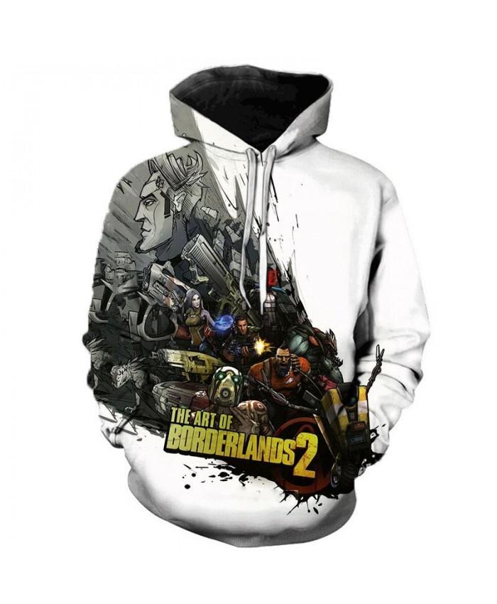 Game Borderlands 3 3D Printed Hoodies Men Women Singer Hooded Sweatshirts Spring Outerwear Plus Size Unisex Polluver D