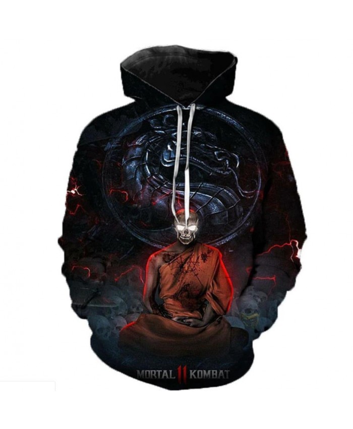 Game Mortal Kombat 11 3D Printed Hoodies Men Women Hooded Sweatshirts Spring Outerwear Plus Size Unisex Cool Polluver A