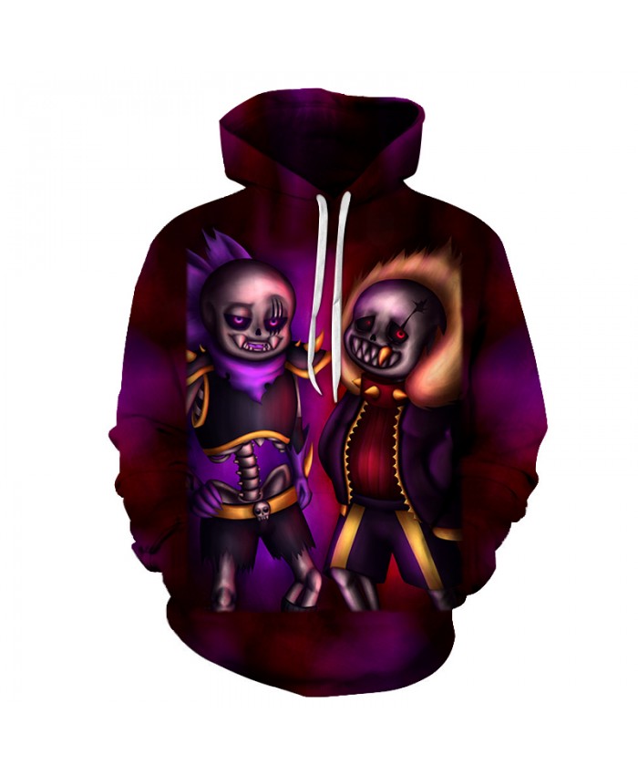 Ghost Brother 3D Print Hoodies Men Hoody Harajuku Hoodie Streatwear Sweatshirt Tracksuit Pullover Hip Hop Dropship