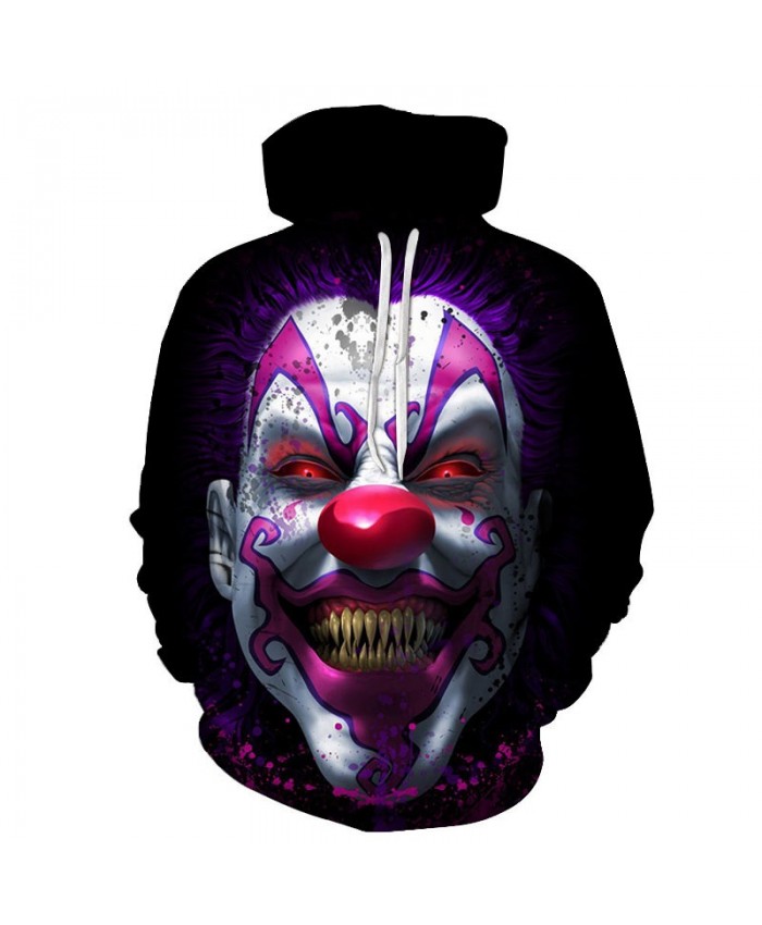 Gold Tooth Clown 3D Printed Men Pullover Sweatshirt Clothing for Men Custom Pullover Hoodie Streetwear Sweatshirt