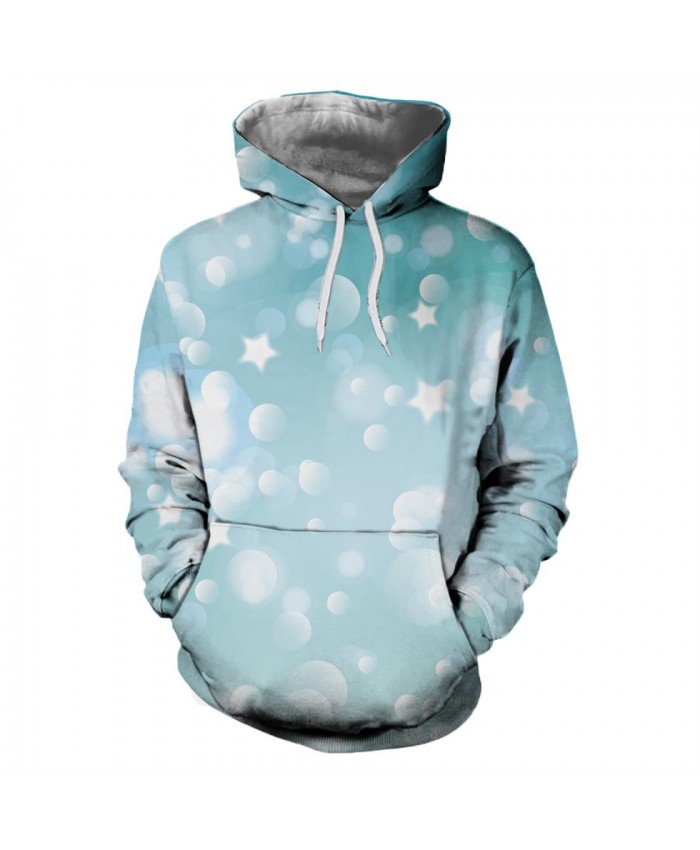 Green Stars Christmas Hoodies 3D Sweatshirts Men Women Hoodie Print ...