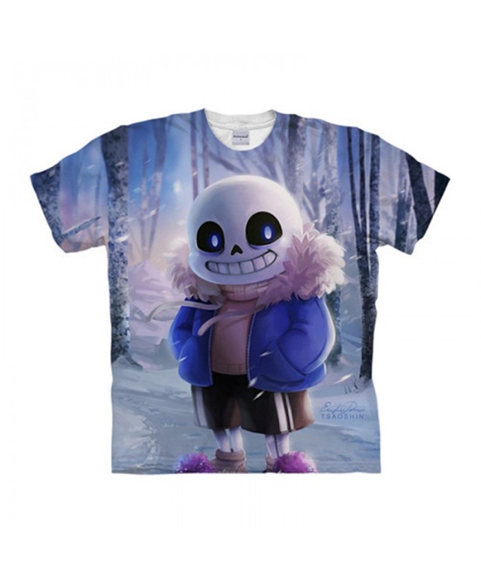 Hairy Shoes Undertale 3D Printed Men Anime tshirt Crossfit Shirt Casual Short Sleeve Male T Shirt Men Brand Tops&Tee