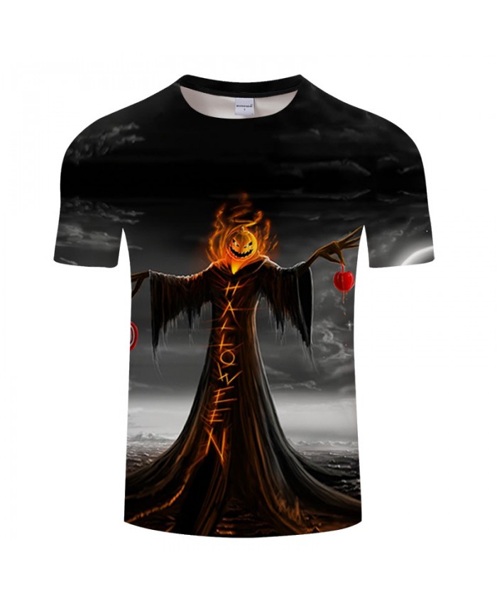 Halloween Dress 3D Print T shirts Men T-shirts Brand Tops Tee Streetwear Summer Short Sleeve tshirt O-neck Drop Ship