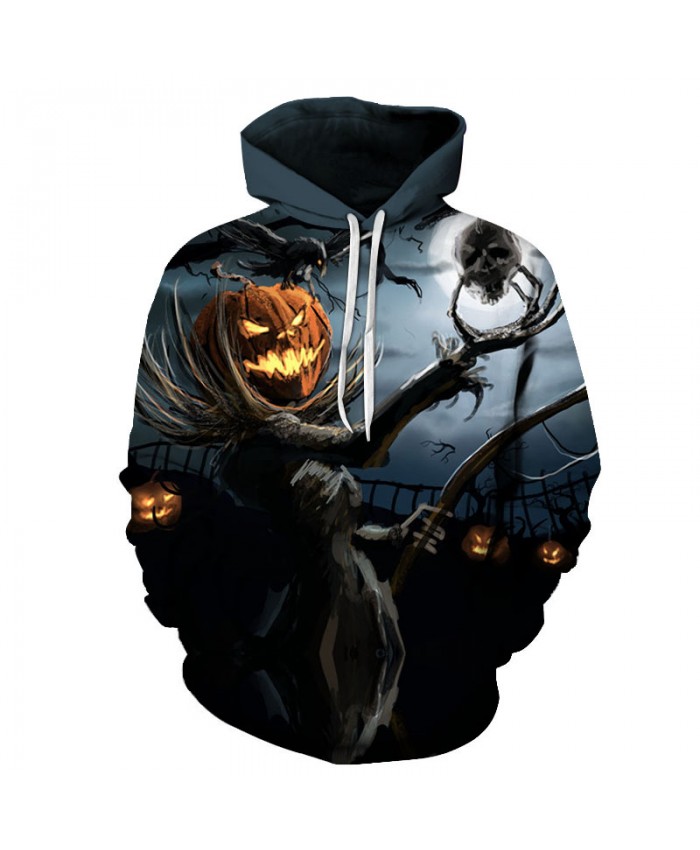 Halloween Ghost 3D Hoodies Men Hoody Harajuku Hoodie Streatwear Sweatshirt Tracksuit Pullover Coat Hip Hop Dropship