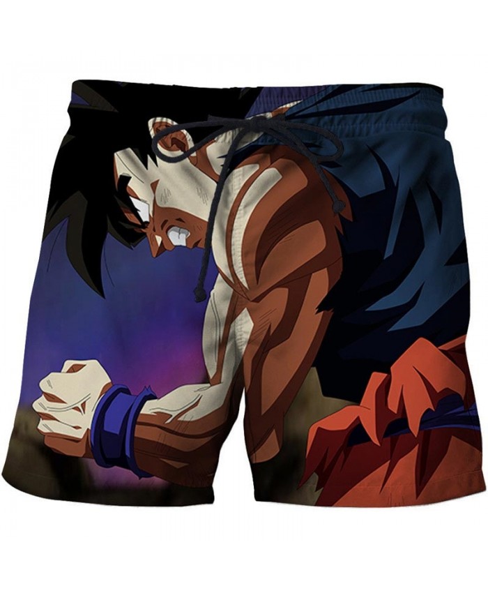 Hammer Stuff Dragon Ball Men Anime 3D Printed Beach Shorts Casual 2021 Hot Sell Summer Male Quick Drying Board Short