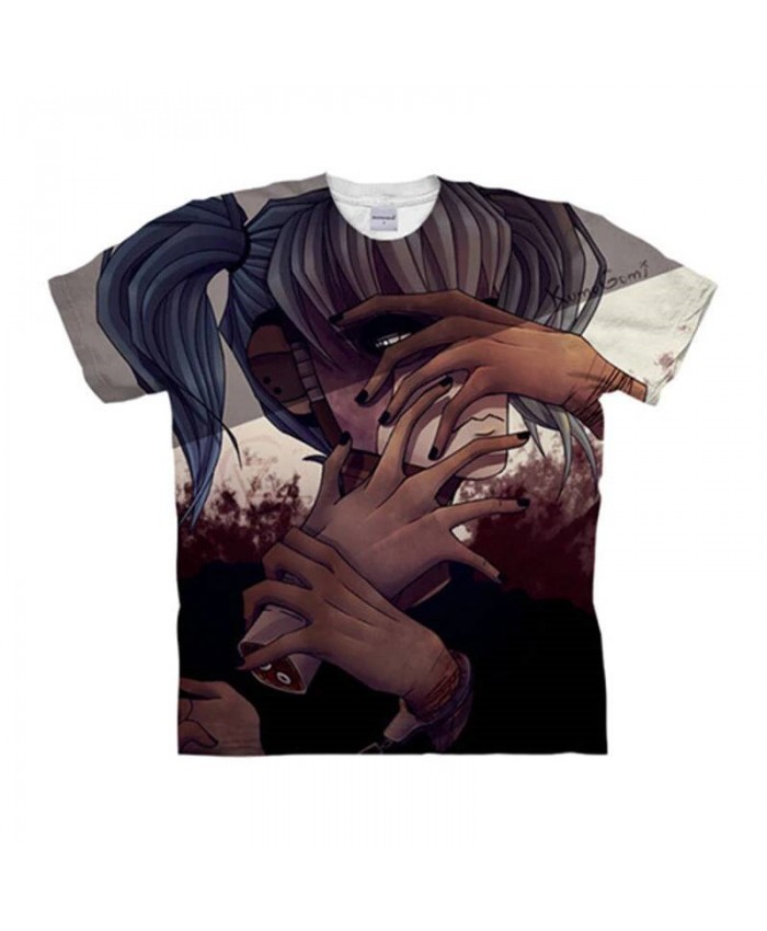Hand Is Circled Sally Face 3D Print Men tshirt Crossfit Shirt Casual Short Sleeve Summer Male tshirt Men Tops&Tee