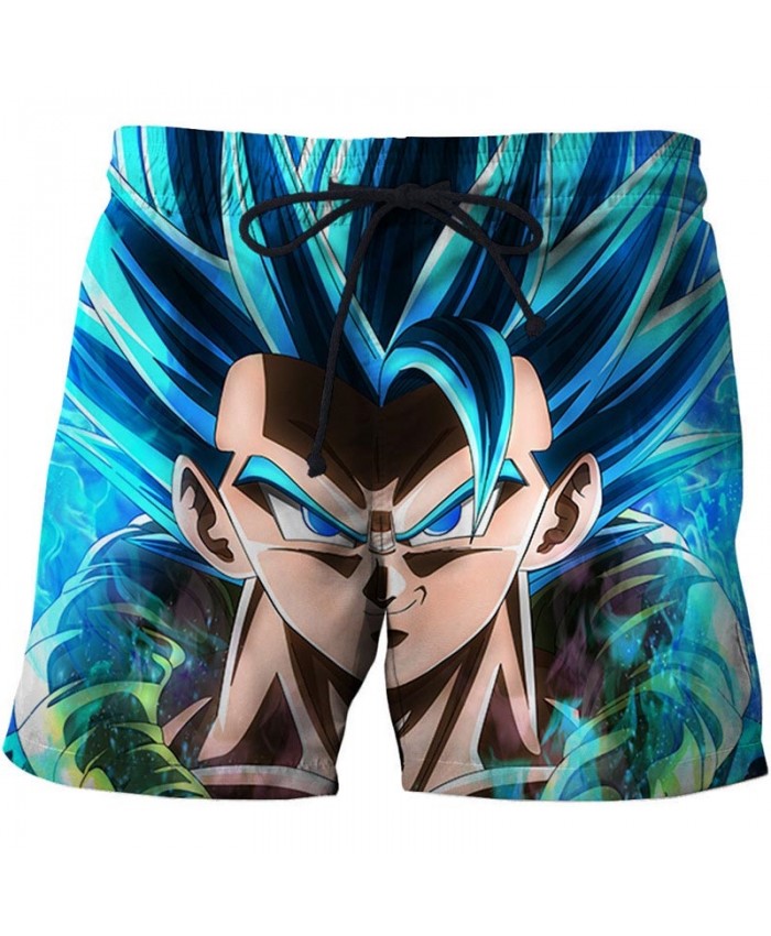 Happy Expression Dragon Ball Men Anime 3D Stone Printed Beach Shorts Male Quick Drying Casual Summer Board Shorts