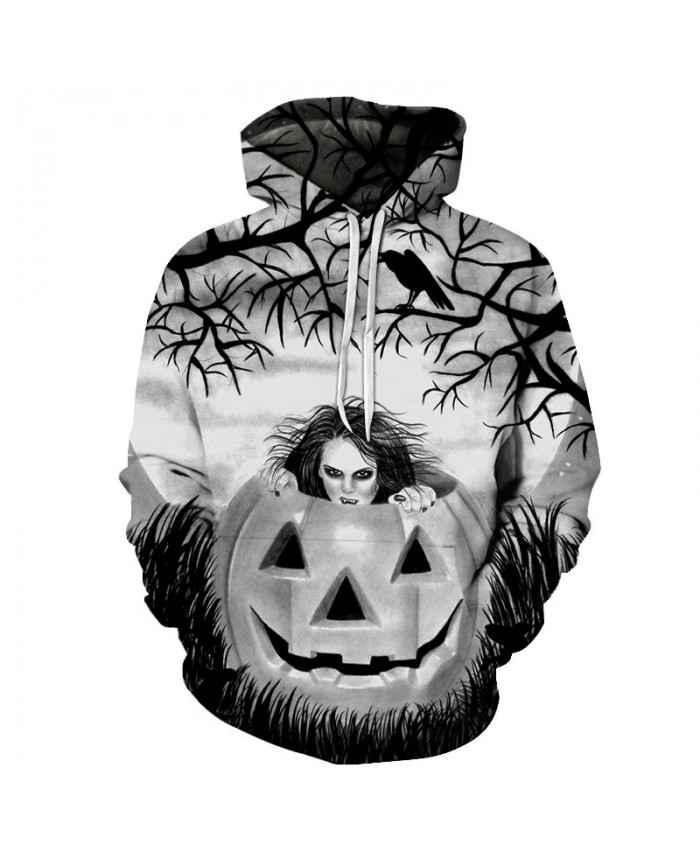 Happy Halloween 3D Hoodies Men Hoody Harajuku Hoodie Streatwear Sweatshirt Tracksuit Pullover Coat Hip Hop Dropship