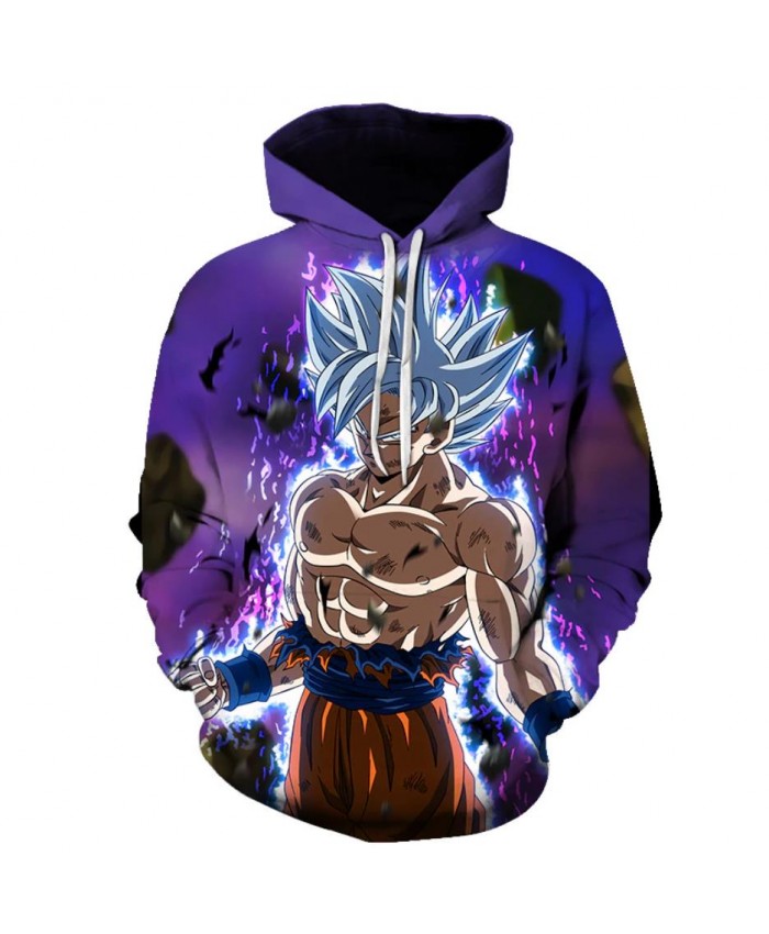 Harajuku 3D Print Dragon Ball Z Hoodies Men/Women Sweatshirts Hoody Cartoon Anime Dragon Ball Super Boy/Girls Polluver