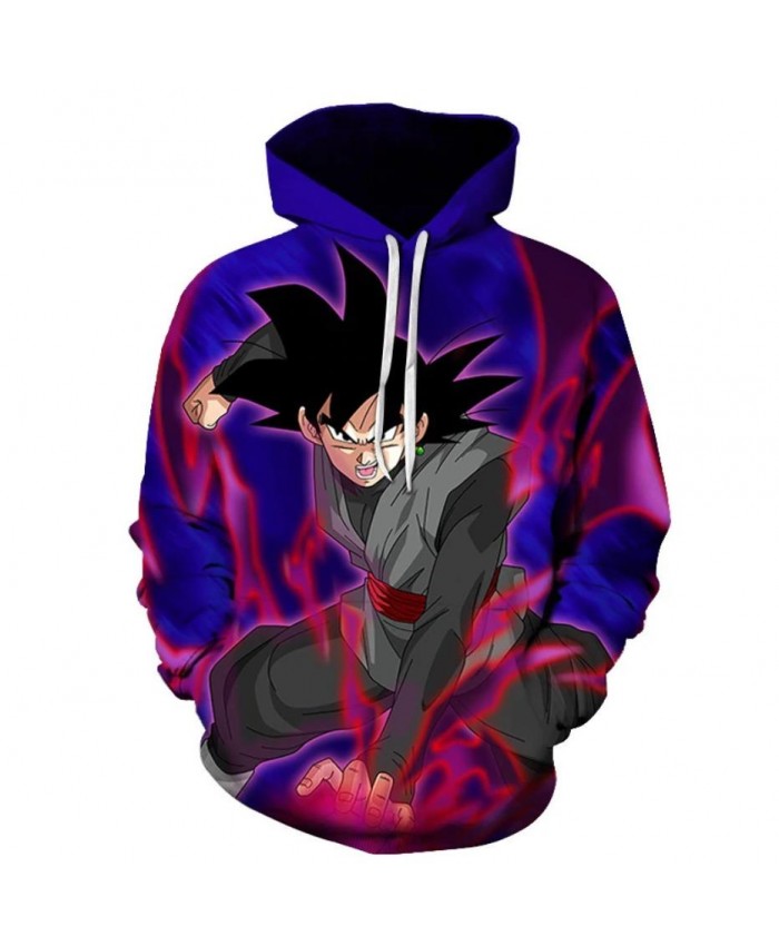 Harajuku 3D Print Dragon Ball Z Hoodies Men/Women Sweatshirts Hoody Cartoon Anime Dragon Ball Super Boy/Girls Polluver B
