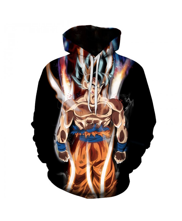 Harajuku 3D Print Dragon Ball Z Hoodies Men/Women Sweatshirts Hoody Cartoon Anime Dragon Ball Super Boy/Girls Polluver C