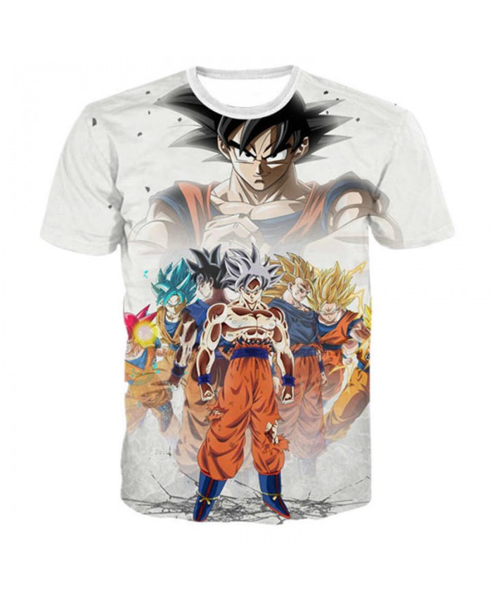 Harajuku Dragon Ball Z DBZ T Shirts Summer 3D Cartoon Kids Tee Shirt Hot Animation Super Saiyan Vegeta Vegito Tshirt Casual Tops