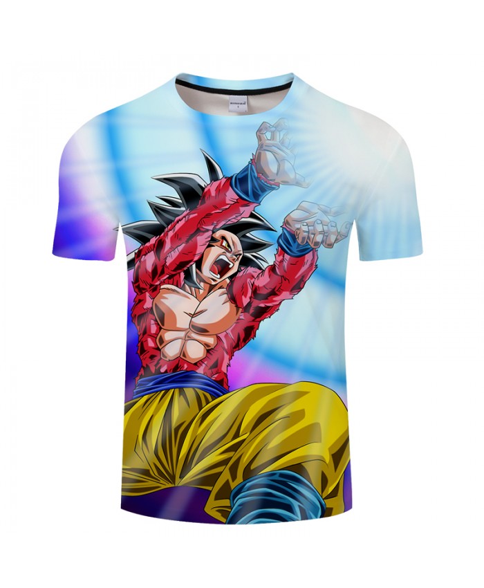 Tropical Style Goku 3d Print T Shirt Men Summer Anime Shortsleeve Top Tee Tshirt Dragonball Boy Streetwear Drop Ship At 3dcoolshop Com - goku t shirts roblox coolmine community school