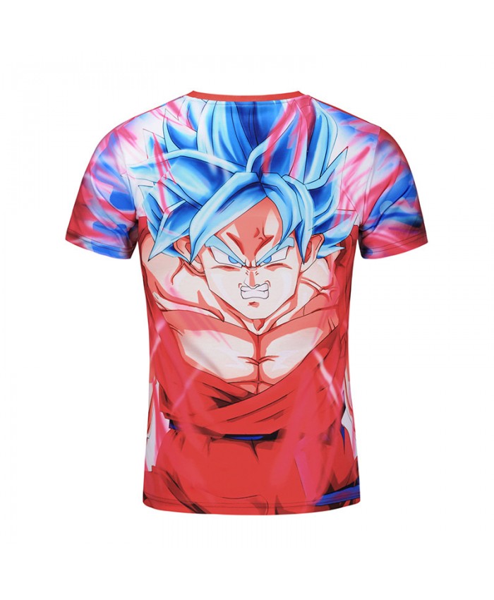 Hot Red Dragon Ball Z T Shirt 3D Anime Tee Shirt Men Super Saiyan Vegeta t shirts Harajuku Summer Top Tees Anime & Manga Clothes