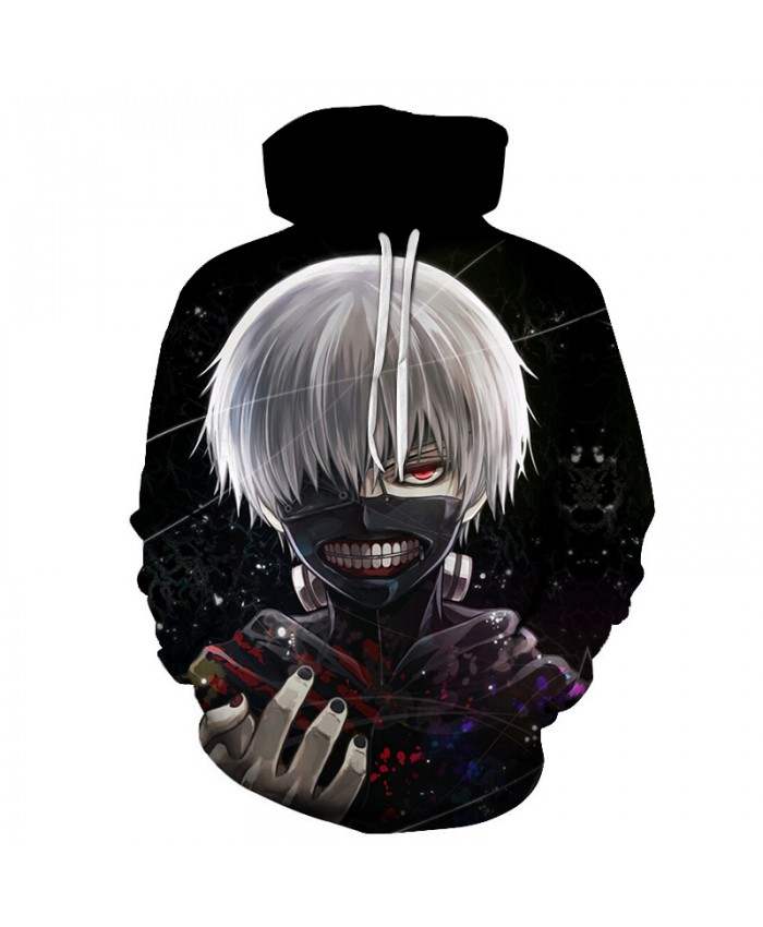 Hot Sale Anime Tokyo Ghoul 3D Hoodies Men Women Hooded Sweatshits Drop Ship Hip Hop Hoodie Brand Tracksuits 2021 Streetwear Coat