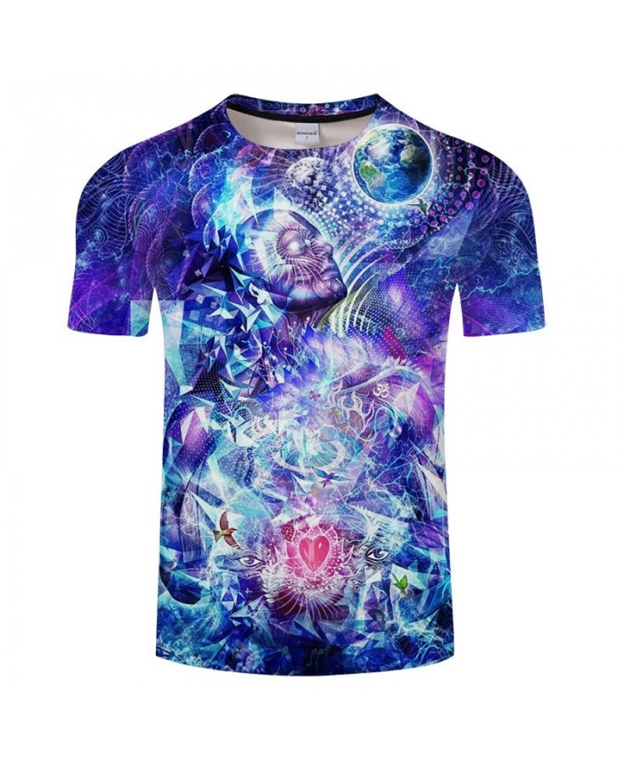 Hot Sell Men Sweatshirts Casual Short Sleeve Boy Anime Print T shirt Blue Tops Unisex Tee Fashion Tshirts DropShip