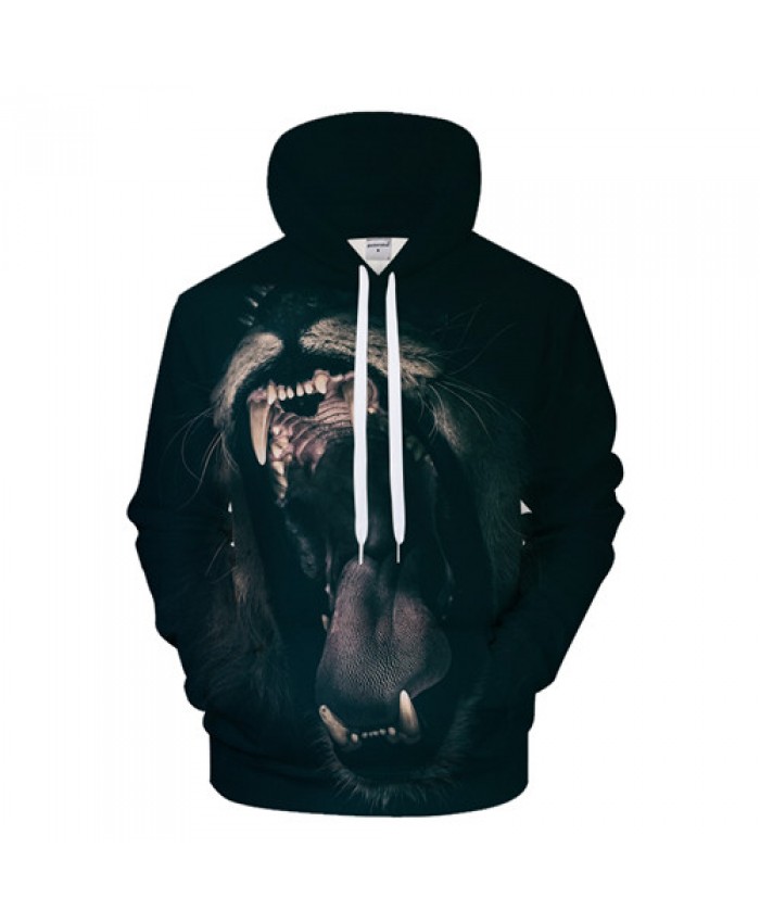 Howling Lion Hoodies Men Sweatshirt 3D Hoody Casual Tracksuit Anime Hooded Pullover Coat Harajuku Clothes Drop Ship