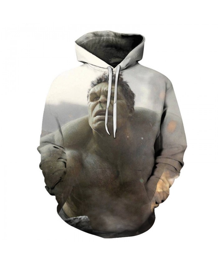 Hulk 3D Print Hoodie Mens Pullover Sweatshirt Men's The Avengers Sweatshirt Superhero Captain America Fashion Men Hoodies