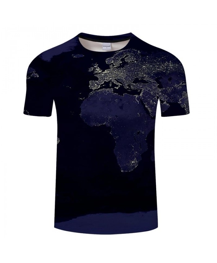 Ice Map 3D Printed Men tshirt Mens Shirt Casual Summer Short Sleeve Men T Shirts Fashion Men Round Neck Tops&Tee