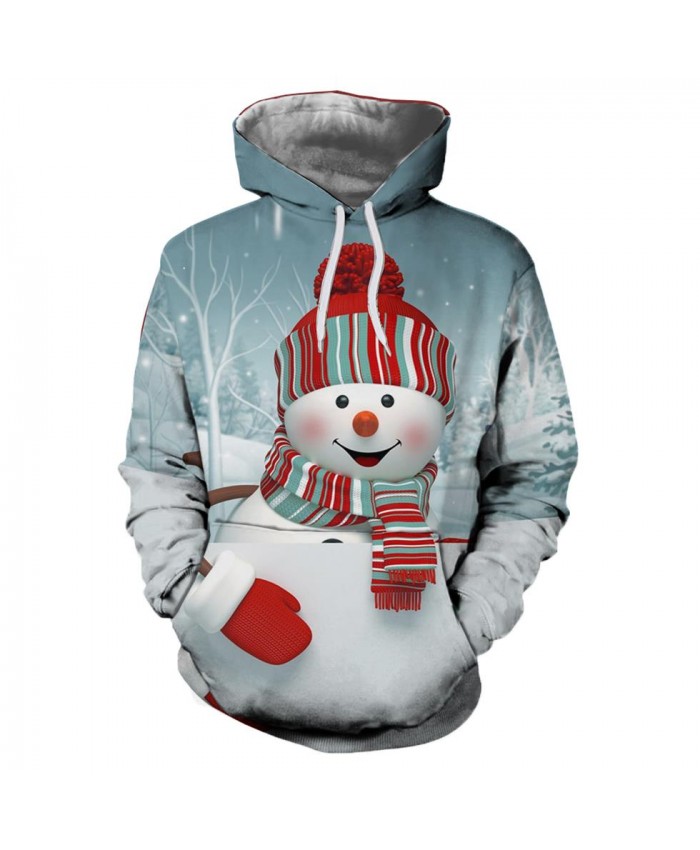 Ice Snow Christmas Christmas Hoodies 3d Sweatshirts Men&Women Hoodie Print Couple Tracksuit Autumn Winter Hooded Hoody Clothing
