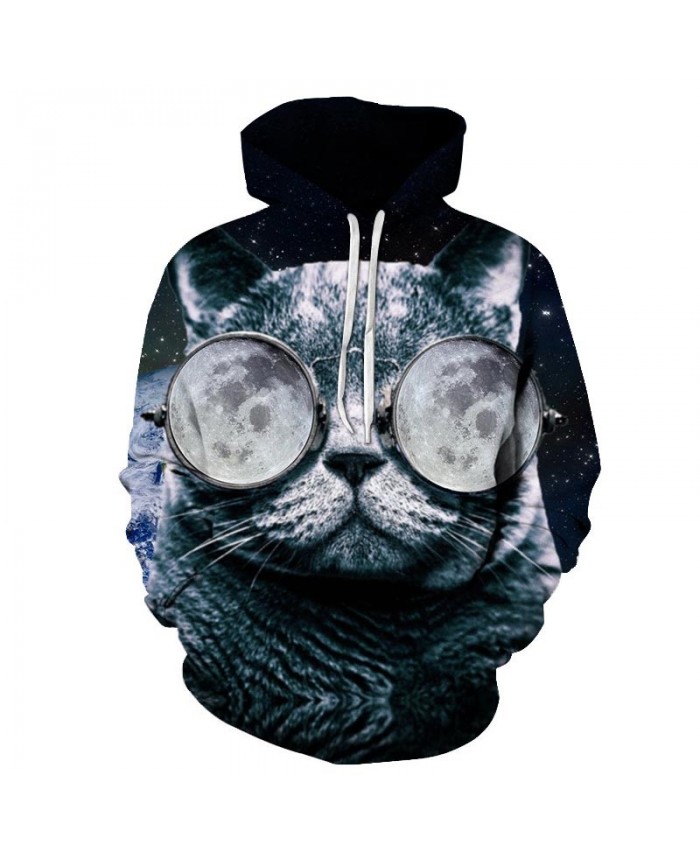 Ice World Cat 3D Printed Mens Pullover Sweatshirt Pullover Casual Hoodie Men Streetwear Sweatshirt Clothes Hoodie