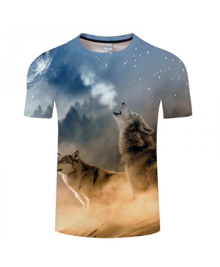 In Winter Wolf 3D Print Ice t shirt Men Women tshirts Summer Casual Short Sleeve O-neck Tops&Tee Camisetas Drop Ship