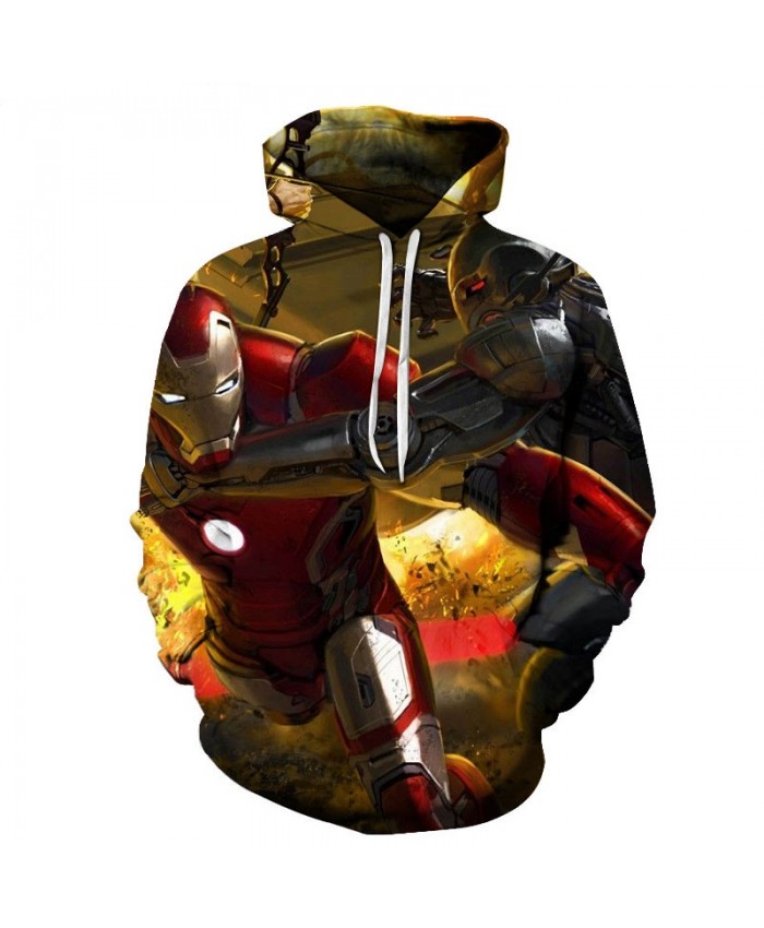 Iron Man 3D Print Sup Hoodie Mens Long Sleeve Sweatshirt Hoodies Marvel The Avengers Men's Sweatshirt Fashion Men Hoodies