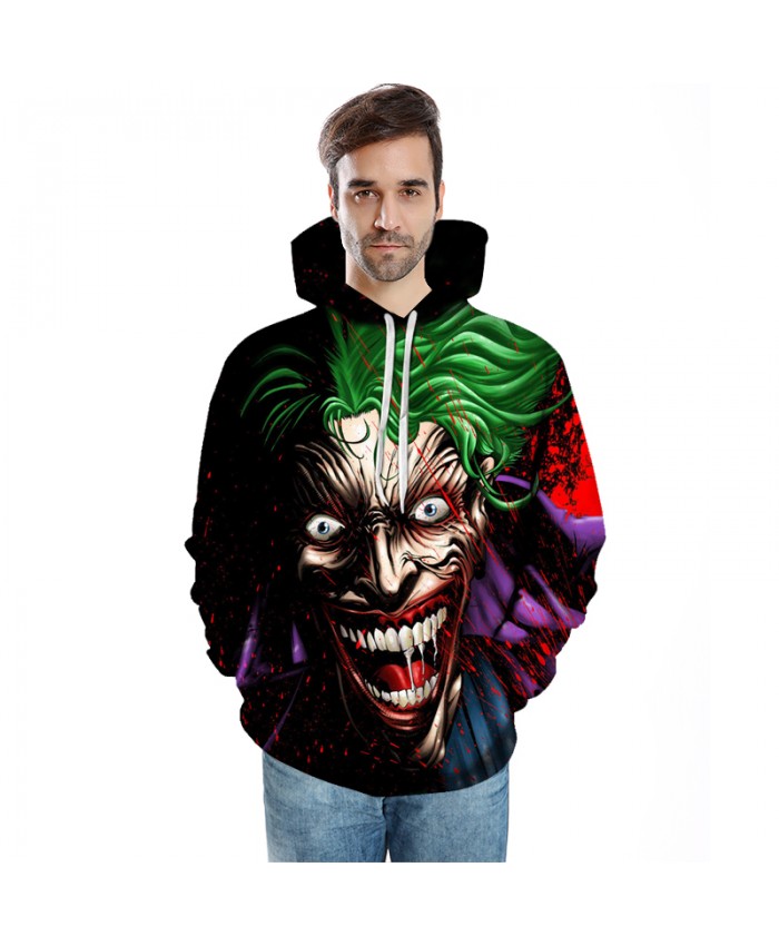 Joker Hoodies Men 3D Sweatshirts Unisex Pullover Movie Tracksuit ...