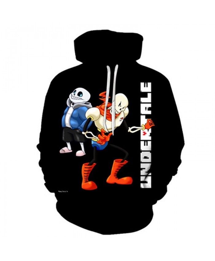 Kneeling Undertale 3D Print Mens Pullover Sweatshirt Fashion Casual Quality Men Hoodies Custom Pullover Hoodie Anime