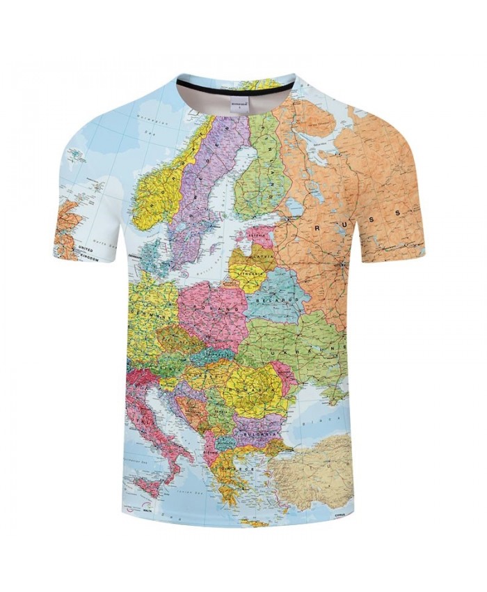 Line Map 3D Printed Men tshirt Mens Shirt Casual Summer Short Sleeve Male tshirt Brand Round Fitness Men