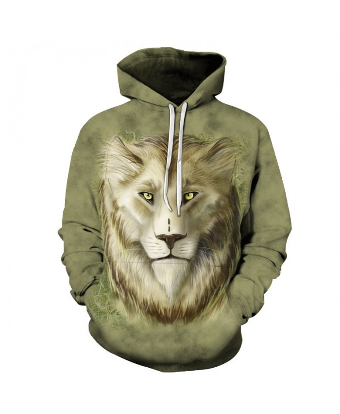 Lion Sweatshirts Men Women Hoodies Anime Tracksuit 3D Printing Pullover Animal Hoody Fashion Coat Hip Hop Drop Ship