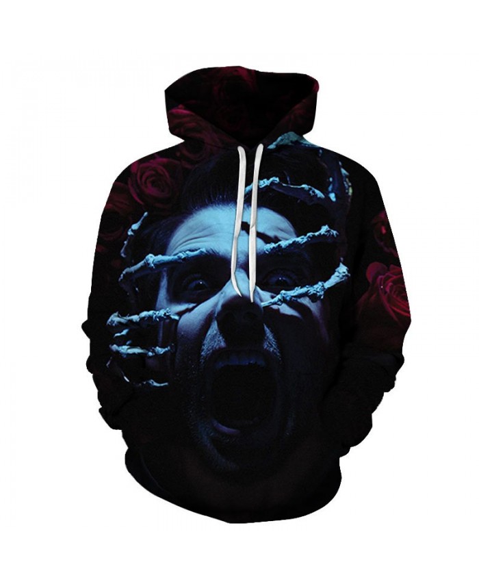 Long Finger Scratching 3D Printed Men Pullover Sweatshirt Clothing for Men Custom Pullover Hoodie Casual Streetwear