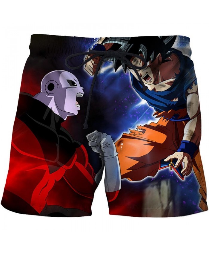 Loudly Dragon Ball Men Anime 3D Stone Printed Beach Shorts Casual Summer 2021 New Male Quick Dry Board Shorts