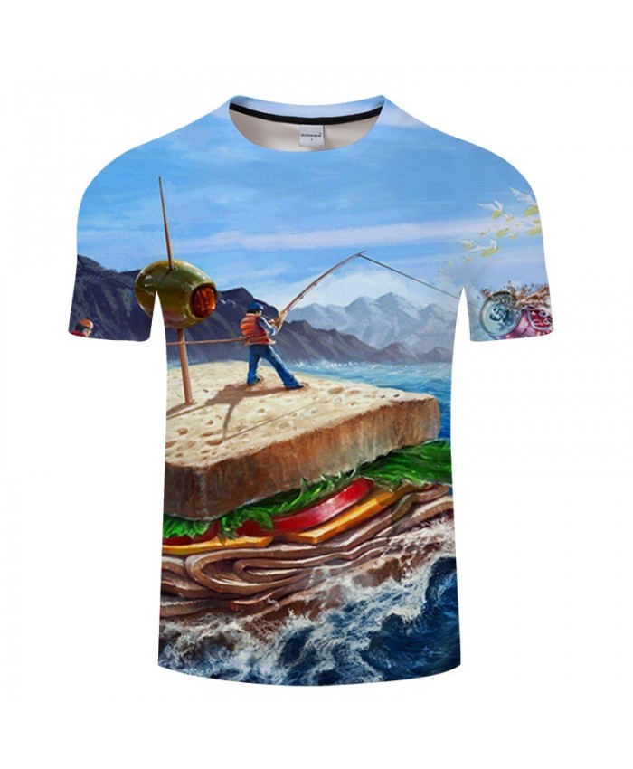 Maritime Garbage 3D Print T Shirt Men tshirt Summer Casual Slim Men tshirt Short Sleeve O-neck Tops&Tee Drop Ship
