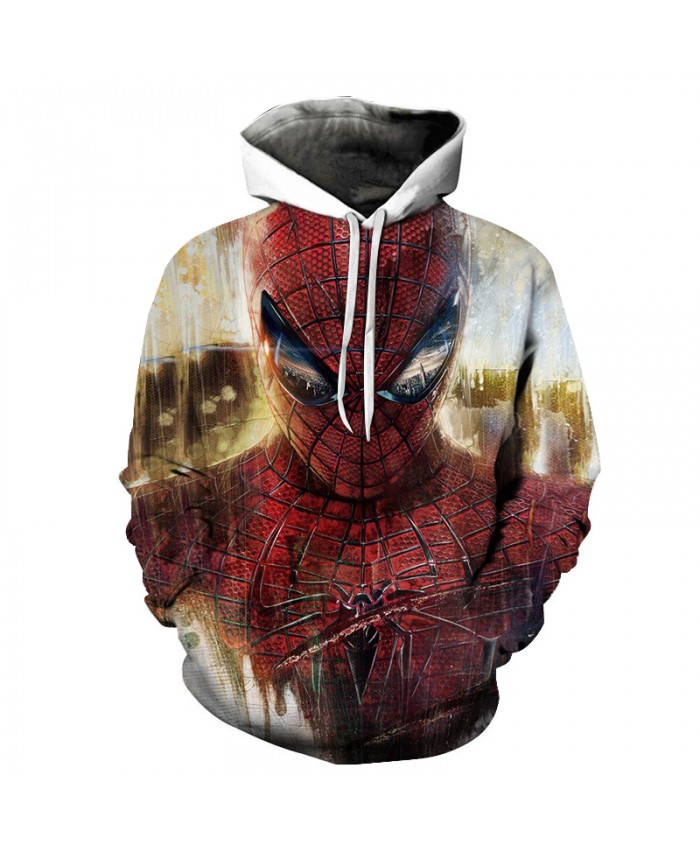 Marvel Spiderman 3D Hoodie Men 2021 New Design Men Hoodies Funny Hip Hop Sweatshirts Fashion Men Women Novelty Streetwear Jacket