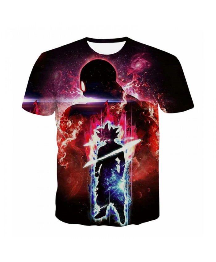 Men 3D T Shirt Dragon Ball T Shirts Son Goku Super Saiyan Vegeta Print Hot Anime Cartoon Summer Top Tees 5XL Teen Streetwear