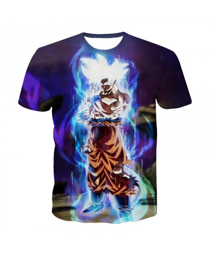Men 3D T Shirts Kids Son Goku Tops Dragon Ball Z DBA T Shirt Ultra Instinct Super Saiyan Printed Cartoon Tshirt Teen Streetwear
