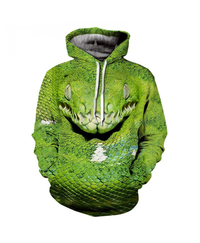 Men&Women Hoodies Hoody Sweatshirts Snake 3D Print Animal Couple Plus Size Hoodie Pullovers Autumn Windbreaker Outwear Tracksuit