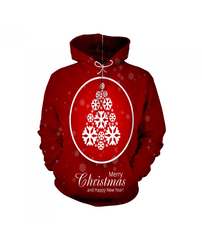 Merry Christmas And Happy New Year Funny Fashion Christmas Hoodie Sweatshirt