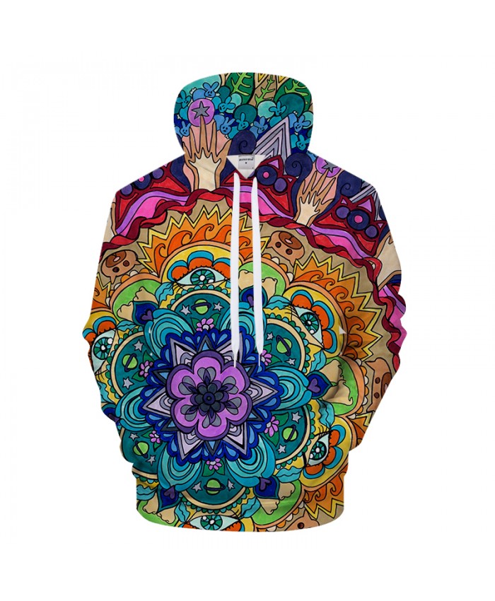 Microcosm Mandala By Rachel RosenkoetterArt 3D Pattern Print Hoodies Men Women Casual Sweatshirt BrandTracksuit Pullover Jacket