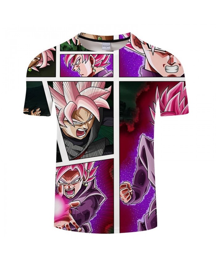 Multi-expression Character Cartoon Goku Dragon Ball 3D Print Men tshirt Anime Casual Short Sleeve Male Drop Ship