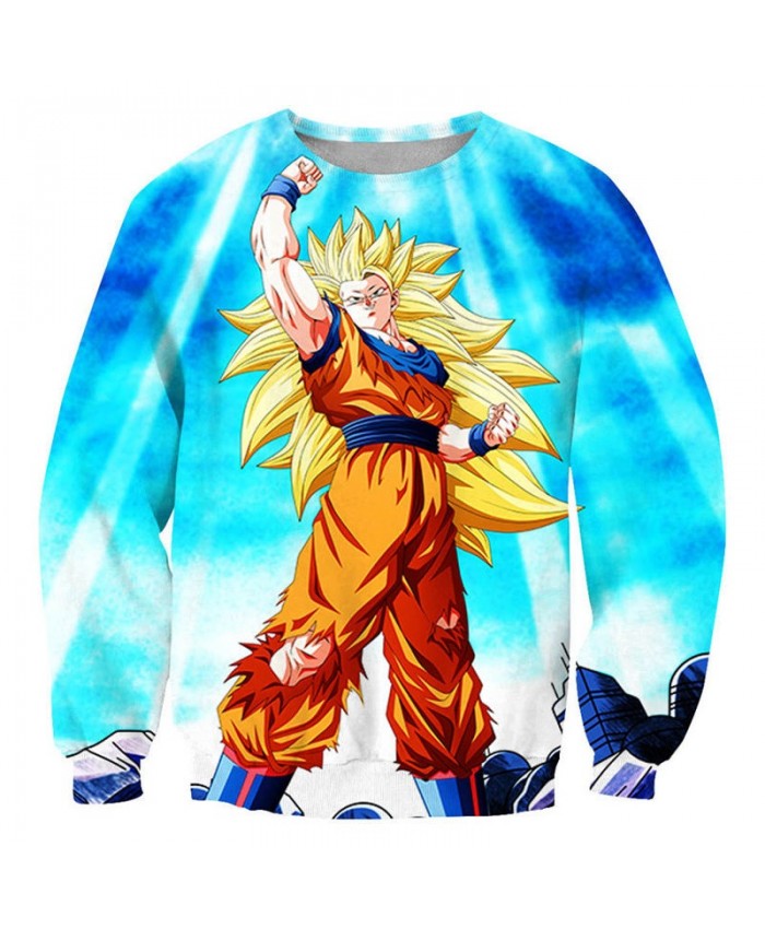 Muscle Drum Dragon Ball 3D Printed Mens No Cap Pullover Sweatshirt Pullover Casual Men Streetwear Sweatshirt Clothes